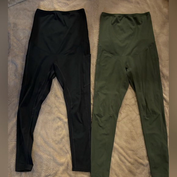 Enerful Maternity leggings 2 pack - Picture 1 of 3